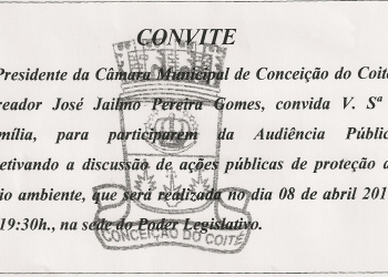 Câmara realiza Audiência Pública para discutir Meio Ambiente