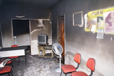 Coité: Sede do CREAS é destruída por incêndio