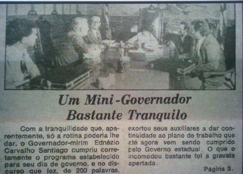 Ednésio Santiago - Governador Mirim