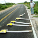 Vândalos arrancam placas de sinalização de rodovia