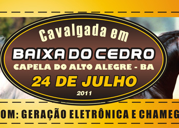 Capela : Baixa do Cedro realiza Cavalgada