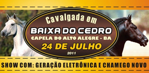 Capela : Baixa do Cedro realiza Cavalgada