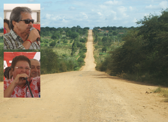 Aderbal e Fátima Nunes dizem que estão na luta pela recuperação da estrada Biritinga/Nova Soure