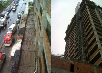 Nove operários morrem ao cairem de prédio em construção em Salvador