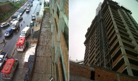 Nove operários morrem ao cairem de prédio em construção em Salvador