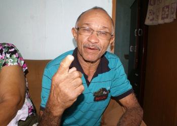 Operário da empresa segura, conta que foi salvo da morte porque parou para responder uma pergunta.