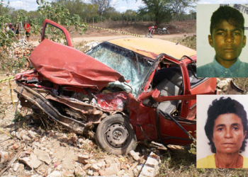 Araci – Duas pessoas morrem em colisão entre Gol e caminhão baú