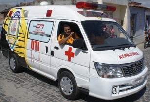 A ambulância da Brigada foi uma conquista a partir de uma carta encaminhada pela brigadista Magno para o Programa do Ratinho.