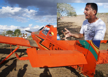 Avião que fez pouso forçado deve ser desmontado. Saiba também a “premonição” do vereador Edevaldo