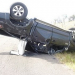 Hilux da Prefeitura de Várzea da Roça capota na BR 407
