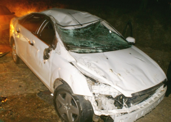 Evangélicos saem ilesos de capotamento próximo a Retirolândia