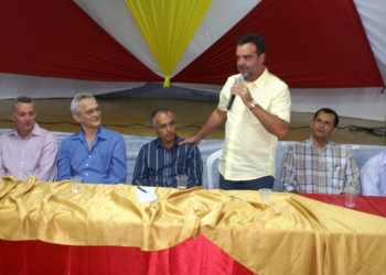 Em ato político com a presença de Daniel Almeida, Bobô, Nilton Vasconcelos e demais autoridades, prefeito de Várzea do Poço filia-se ao PCdoB