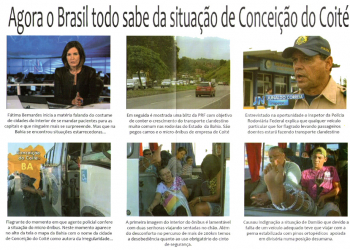 Coité: PT e PMDB lançam panfletos sobre a saúde denúnciada no Jornal Nacional