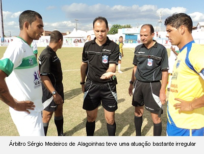 Intermunicipal: arbitragem complicou um jogo fácil entre Valente x Araci