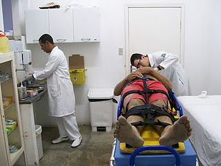 Mais uma vítima de acidente de moto deu entrada no Hospital Regional de Coité