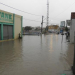 Forte temporal inuda rua no centro da cidade de Santaluz
