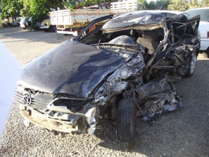 Motorista de Gol morre ao colidir com Veraneio próximo a Itatiaia