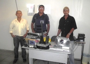 Polícia age rápido e prende acusados de arrombar Colégio em Barrocas