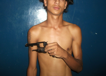 Policiais da 4ª Cia apreende menor com arma de fogo em Coité