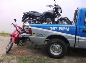 Motos são abandonadas em Coité depois de prisão de acusado de receptação