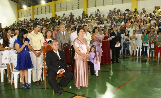 Familiares ocuparam a primeira fila para assistir ao momento histórico- foto-Raimundo Mascarenhas