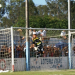 Goleiro Rose da seleção de Santaluz pratica exelente defesa contra Valente