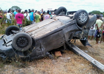 Coité I – Oficial de Justiça fica ferido em acidente é socorrido pelos voluntários Anjos da Vida