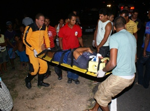 Colisão de motos deixa três feridos em Coité