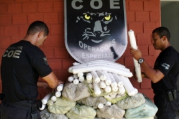 Operação policial na Bahia apreende mais 300 kg de explosivos