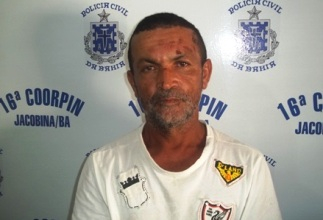 Homem natural de Valente está preso em Jacobina depois de cometer homicídio