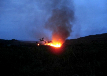 Fogo consome Parque Nacional da Chapada Diamantina