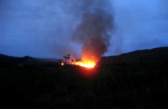 Fogo consome Parque Nacional da Chapada Diamantina
