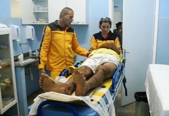 acidente de moto em São João