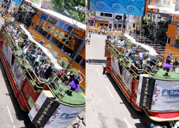 Baby do Brasil leva música gospel para o Campo Grande, mas não atrai folião