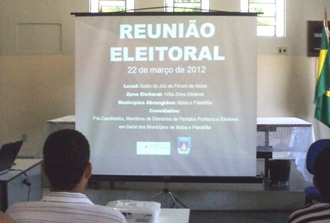 Pré-candidatos são orientados sobre propaganda eleitoral