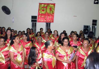 Assembleia de Deus do Distrito de Pereira-Santaluz comemora Jubileu de Ouro do Circulo de Oração