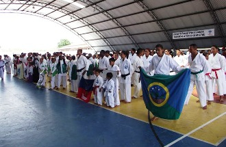 Karatecas de Quixabeira são destaques em Jaguarari