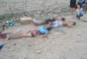 Três jovens foram assassinados no povoado de Barra de Ichu