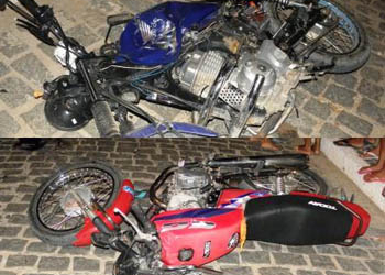 Acidente entre duas motocicletas deixa dois feridos e uma vítima fatal em Santaluz