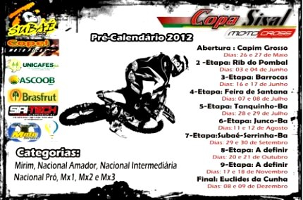 Barrocas será sede de etapa da Copa Sisal de Motocross