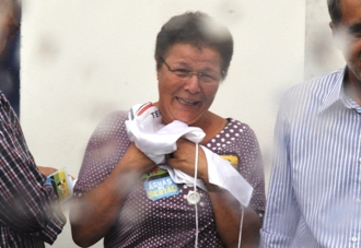 Cícero Dantas I – Deputada Fátima Nunes se emociona ao descerrar placa da conclusão da primeira etapa do projeto Águas do Sertão