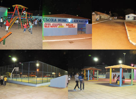 Santaluz I – Prefeitura inaugurou cinco obras no Povoado de Nova Campina no valor de R$ 600 mil