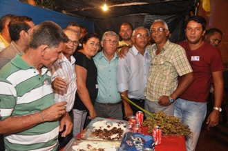 Durante tradicional festa de 1º de maio em comunidade, cinco vereadores declaram apoio a Jorge Andrade