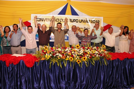Grupo União homologa a candidatura de Amado Cunha para prefeito e Assis Porto para vice