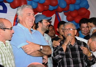 Durante convenção do PP e aliados, Otto Alencar disse que o governo tem lado e apoia Jorge Andrade