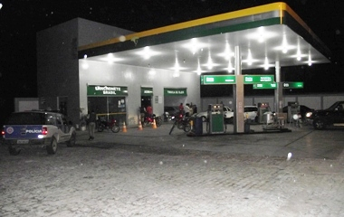 Bandidos voltam a agir na cidade, o alvo nesta quinta foi um posto de combustível