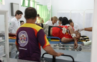 Motociclista é transferido depois de sofrer grave acidente no povoado de Onça/Coité