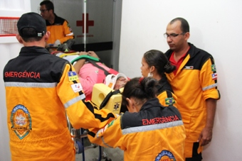 Em apenas  35 minutos três entradas por queda de moto em hospitais de Coité