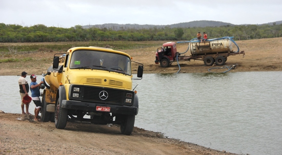 Açude de Riacho da Cruz, última opção de água em Santaluz está com dias contados