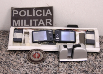 Coité: Polícia Militar volta a retirar ‘chupa cabra’ de caixa eletrônico do Bradesco